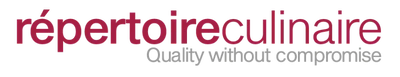 répertoireculinaire official logo with tagline Quality without compromise